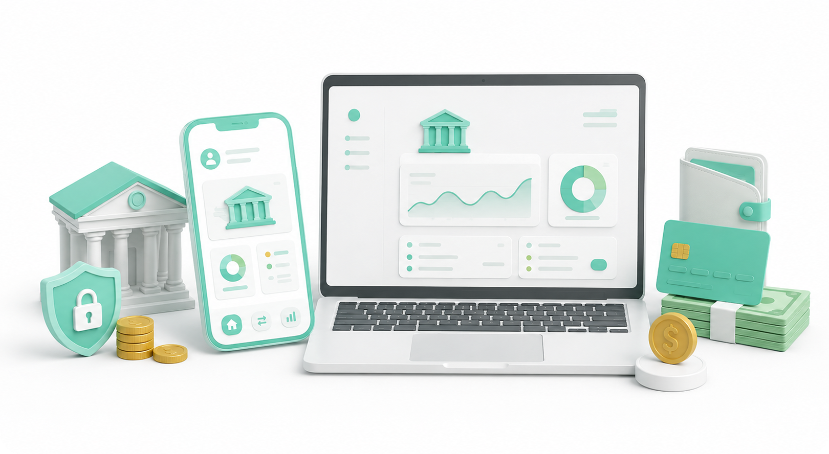 Banking Application Screen 1