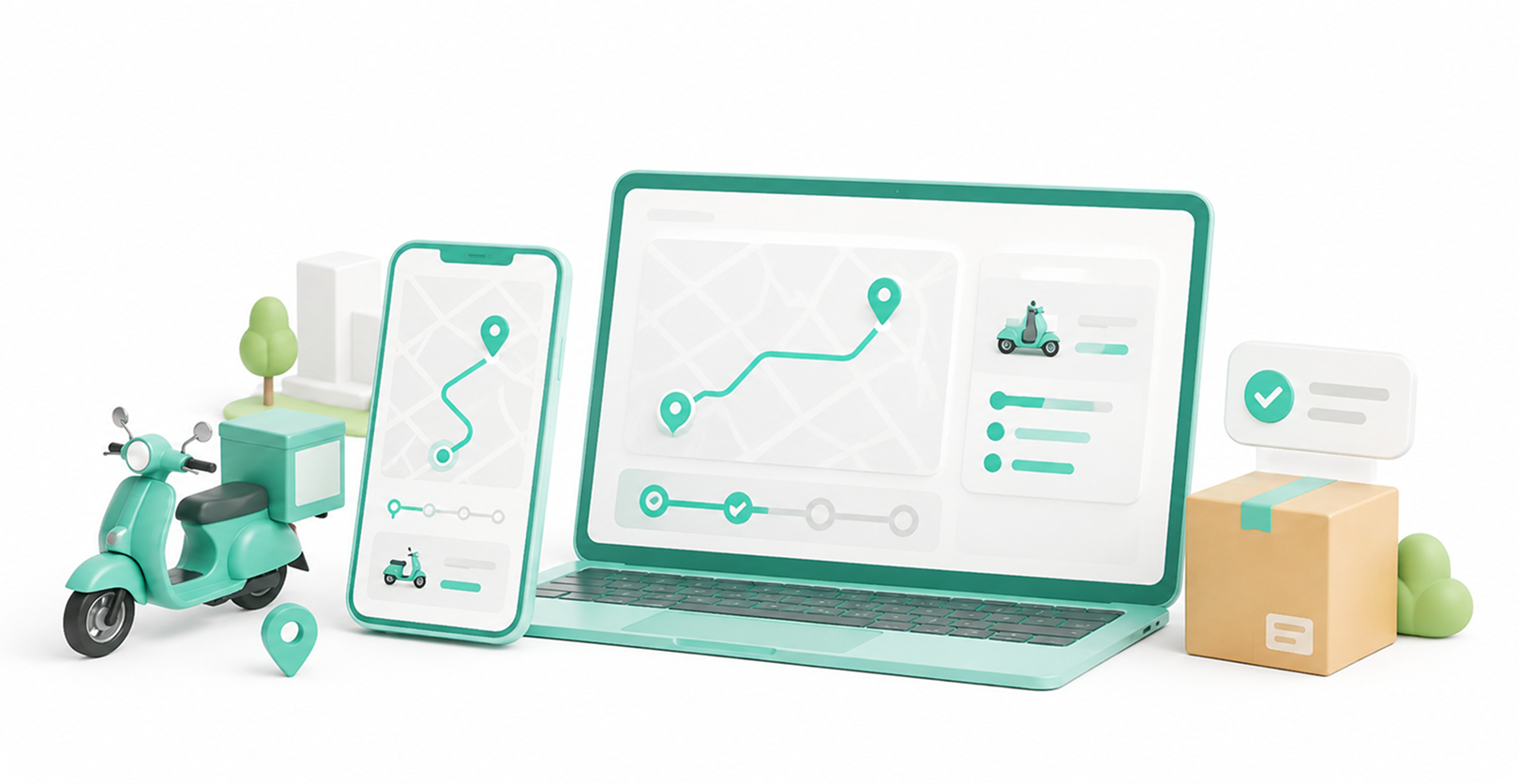 Delivery Application Screen 1